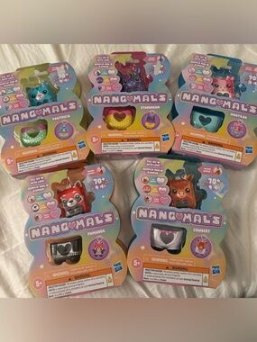 Nano-Mals Hasbro Interactive Electronic Pet lot of 5